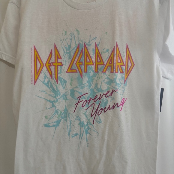 Def Leppard T Shirt Lightning Leopard Band Logo New Def Leppard T Shirt Lightning Leopard Band Logo New
